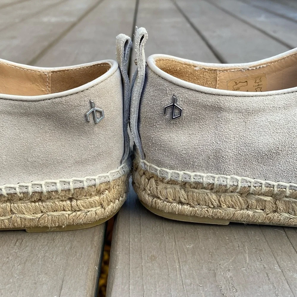 Rag & Bone - Nina Suede Espadrille in Smoke size 7.5